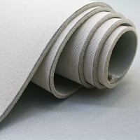 Потолочная ткань «Ultra» на поролоне 3 мм с подложкой (серый светлый тёплый, соты, ширина 1,7 м.)