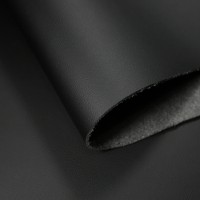 Экокожа на микрофибре для рулей «Belais» Nappa ETN (чёрная, ширина 1,4 м., толщина 1,4 мм.)
