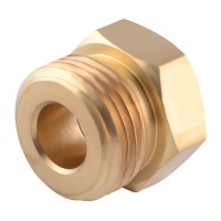 Переходник латунный 3/8 NPT (папа) - 1/4 NPT (мама)