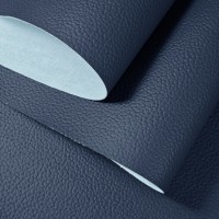 Экокожа оригинальная «MERCEDES» (серо-синий, ширина 1,6 м., толщина 1,2 мм.)
