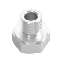 Переходник алюминиевый M16*1.5 (папа) для установки датчика 1/8 NPT (мама)