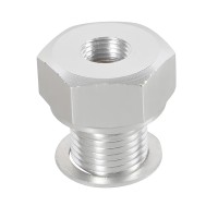 Переходник алюминиевый M16*1.5 (папа) для установки датчика 1/8 NPT (мама)