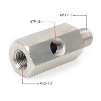 Штуцер тройник 1/8 NPT → M12*1.5