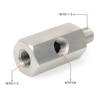 Штуцер тройник 1/8 NPT → M10*1.5