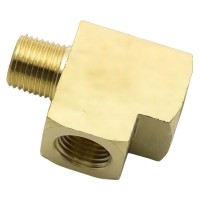 Тройник латунный 1/8 NPT с одним внешним 1/8 NPT