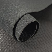 Каучуковый материал (черный C137 Volkswagen, ширина 1,4 м., толщина 2 мм.) псевдоперфорация