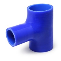 Силиконовый патрубок с отводом Ø45 - Ø35 мм (BLUE)