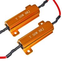 Нагрузочный резистор 50 W/8 Om, обманка для светодиодных ламп (2 шт)