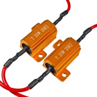 Нагрузочный резистор 25 W/25 Om, обманка для светодиодных ламп (2 шт)