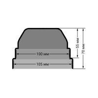 Заглушка для фары (универсальная 100, 105 мм.)