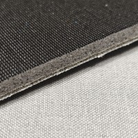 Жаккард оригинальный «Однотонный» на поролоне (светло-серый, ширина 1,7 м., толщина 7 мм.) огневое триплирование