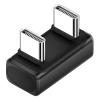 Адаптер TYPE-C Thunderbolt U-образный 180° «belais» m-m (80 Gbps, 240W, USB 4.0, 8K@60Hz)