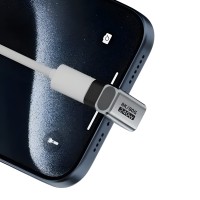 Адаптер TYPE-C Thunderbolt U-образный 180° «belais» m-f (80 Gbps, 240W, USB 4.0, 8K@60Hz)