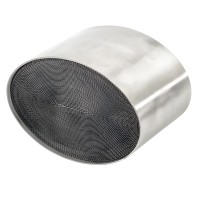 Катализатор металлический EURO 0 овал Ø159*108*110 мм, 400 ячеек (ремонтный блок)