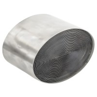 Катализатор металлический EURO 0 овал Ø159*108*110 мм, 400 ячеек (ремонтный блок)