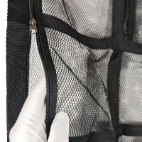 Сетка органайзер под потолок в салон автомобиля (чёрная, 65*92 см)