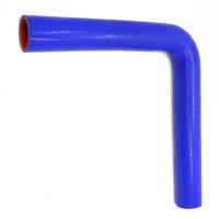 Силиконовый патрубок 90° Ø64 мм 350/350 (BLUE)