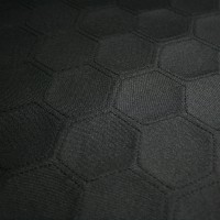 🔴 Жаккард стёганый «intipi» Honeybig (чёрный/чёрный, ширина 1.40 м, ОСТАТОК (#21731, -30%) #869