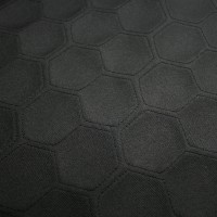 🔴 Жаккард стёганый «intipi» Honeybig (чёрный/чёрный, ширина 1.40 м, ОСТАТОК (#21731, -30%) #869