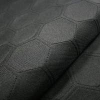 🔴 Жаккард стёганый «intipi» Honeybig (чёрный/чёрный, ширина 1.40 м, ОСТАТОК (#21731, -30%) #869