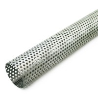 Труба перфорированная Ø60,3*1.5 нержавеющая сталь SS 409 (1000 мм)