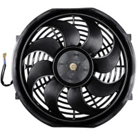 Электровентилятор радиатора Ø295 80 W (10″, загнутые лопасти)