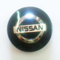 Колпачек колеса "Nissan fenghen" (60мм) черный (nc-003)