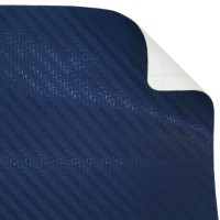 Плёнка «3D CARBON» синяя (127 см)