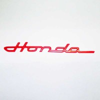 Honda курсив (красная) 22*215