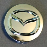 Колпачек колеса "Mazda" (56мм) хром (mz-015)