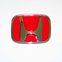 Эмблема «HONDA» (115*97 мм) красная