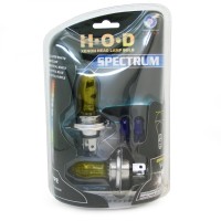 Лампы галогенные «H.O.D» SPECTRUM H1 (55W, SUPER YELLOW, лампочки T10 в комплекте)