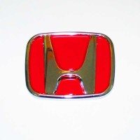 Эмблема «HONDA» (73*60 мм) красная