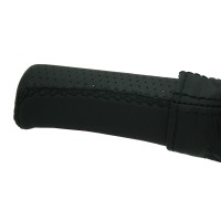 Ручка ручного тормоза с чехлом и подстаканником для Лада Гранта, Калина, Datsun (чёрная строчка)