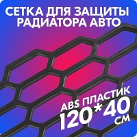 Сетка пластиковая для защиты радиатора «belais» сота большая 12*30 мм (120*40 см, A)