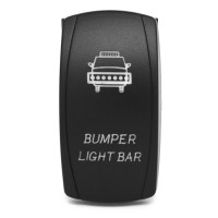 Переключатель клавишный «BUMPER LIGHT BAR» (синяя подсветка)