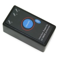 Диагностический сканер с кнопкой «ELM327 V2.1 OBD2» (Bluetooth 2.0, Android, Windows)