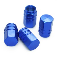 Ниппельные колпачки алюминиевые (синие)