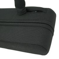 Подлокотник для Лада Калина 2 до 2015 г.в., Лада Гранта Спорт для сидений без регулировки по высоте (чёрная ткань)