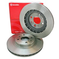 Тормозные диски 14″ «Brembo» ВАЗ 2112 (вентилируемые, Ø260 мм)