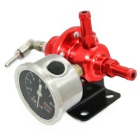 Регулятор давления топлива с манометром «SARD» (красный)