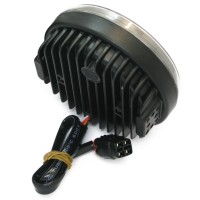 Фары светодиодные противотуманные 17W 6000K+ходовые огни 5W 90*43*90 мм 12/24V (Toyota,Ford,Nissan)