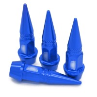 Ниппельные колпачки алюминиевые «BLOXX» (45 мм, синие)