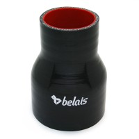 Силиконовый патрубок с переходом Ø60-70 мм (BLACK)
