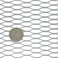 Сетка алюминиевая для защиты радиатора «Сота» серебристая (120*30 см)