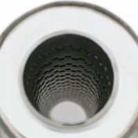 Резонатор «belais» круглый Ø95 мм, длина 520 мм, труба Ø51 мм (нержавеющая сталь)