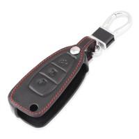 Чехол ключа кожаный для Ford Focus 2,3,4, MK (2,3,4), Kuga, Mondeo, Fusion, Ecosport, Fiesta (ТИП 2)