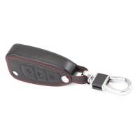 Чехол ключа кожаный для Ford Focus 2,3,4, MK (2,3,4), Kuga, Mondeo, Fusion, Ecosport, Fiesta (ТИП 2)