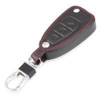 Чехол ключа кожаный для Ford Focus 2,3,4, MK (2,3,4), Kuga, Mondeo, Fusion, Ecosport, Fiesta (ТИП 2)
