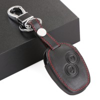 Чехол ключа кожаный для Лада Ларгус, Almera, Clio, Dacia, Logan, Megane, Espace, Kangoo